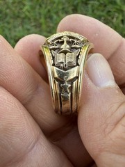 Law Enforcement Officer Class Ring 14k Yellow Gold