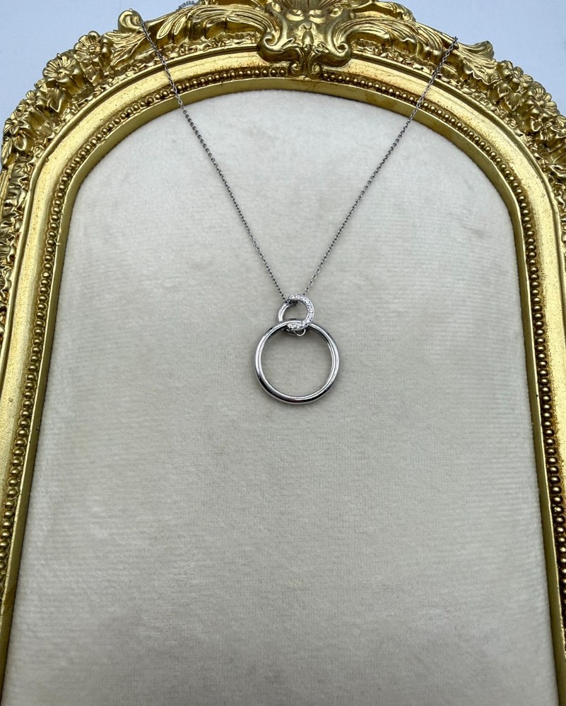 Sterling Silver 0.66ctw Diamond Necklace
