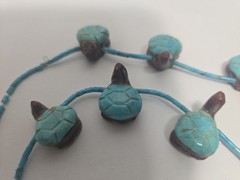 Rare Vintage Native American Turtle Fetish Authentic Necklace Damaged