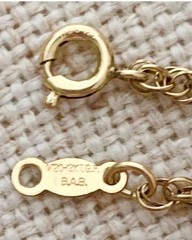 Vtg Signed B.A.B. Ballou 31″ 1/20 12K Yellow Gold Filled Twisted Rope Chain