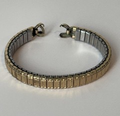 Speidel 10K Gold Filled Bar Top Expansion Stretch Watch Band Parts/Repair