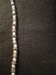 Vintage Signed Napier Silver Tone Clear Rhinestone Bracelet