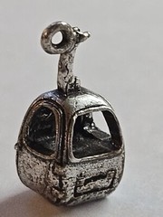 Sterling Silver ~ Ski Lift Charm ~ GONDOLA LIFT ~ VINTAGE!