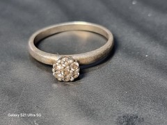 925 Sterling Silver Flower Cluster Ring – Classic Vintage Style