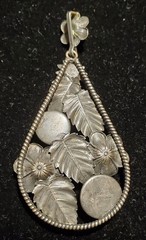 Vintage Neiger Brothers Czech Republic Pendant 1930s