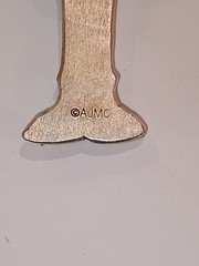 VTG AJMC Any Hour Can Be A Happy Hour Brooch Pin 3″