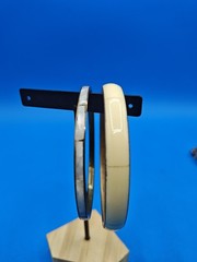 2 Vintage Sectioned Bone Horn Or Shell And Brass Bangle Bracelets