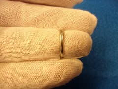 BEAUTIFUL OLD VTG ANTIQUE LADY’S 18K WHITE GOLD & DIAMOND ART DECO ERA RING BAND