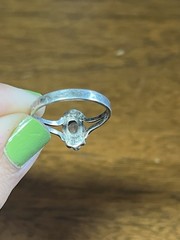 vintage sterling silver citrine ring size 8.75