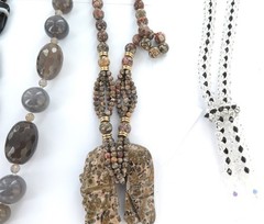 Exceptionally Good Lot Quality Estate Costume Necklaces. Great Resale Potential.