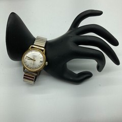 Vintage Luxor Wrist Watch 17 Jewels Waterproof Incabloc Accordian Wrist Band USA