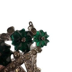DELICATE GARDEN FLOWER BASKET FRUIT SALAD NECKLACE SIGNED~ TRIFARI ALFRED STYLE