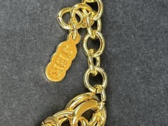 Vintage Camrose Kross JBK Gold Charm Bracelet Box &COA