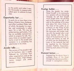 Jewelers Publicity Association Pamphlet Newark NJ 1920s-40s Advertising Guide