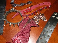 Lot Black Choker Necklaces, Bracelets, Miscellaneous Gothic Steam Punk Lot 3