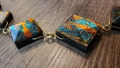 MMA Metropolitan Museum of Art Tiffany Mosaic Lucite Necklace