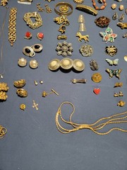 Vintage Costume Jewelry-6 lbs.-Weiss,Kramer,Monet,Coro,Trifari,Sterling,GF ETC.