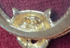 Vintage Jackie Collins Pave Panther Magnifying Glass Necklace Gold Tone, 30″