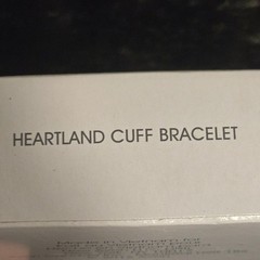 Avon Heartland Pink Quartz Cuff Bracelet Gold Tone NOS Signature Collection