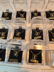 Lot 12 Gold Tone 16″ Butterfly Necklaces Serpentine Chain Costume New In Box