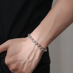 URMYLADY 925 Sterling Silver Exquisite dragon head Chain bracelets jewelry