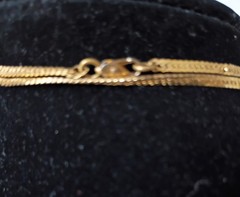 Vintage Jewelry Gold Tone Rope Knot and Tassel Necklace (38″)