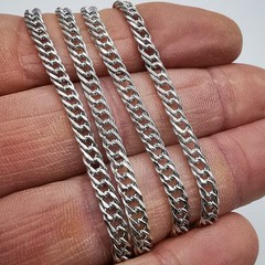 Vintage Signed Sterling Silver Chain Necklace 22.05in (56cm) 0.47oz (13.22g)