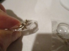 AVON Many Wishes 3 Pc Stackable Ring Set /Silvertone Heart, 2Stars Half Moon 8