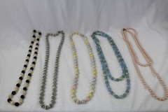 Lot Of 21 Costume Jewelry Necklaces