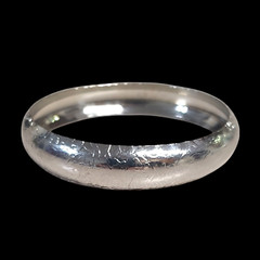 VTG Chunky Stainless Bangle Simple Everyday Statement Bracelet 9″ C