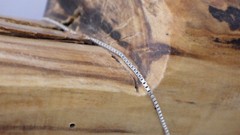 Vintage Sterling Silver .925 Bracelet Chain 6 3/4″ Petite Box Gentle Patina