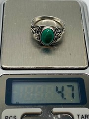 Vintage Fine Silver Ring 875 soviet ussr