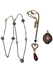 Lot Of 3 VTG AVON Jewelry Pieces See Description