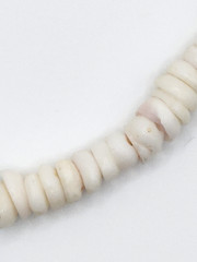 Vtg. ’70s Puka Shell & Turquoise Nugget Necklace 15.5″ Surfer California Hawaii