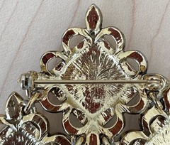 1960’s Rhinestone Brooch Sarah Coventry Temple Of Lights Elegant Jewelry Women