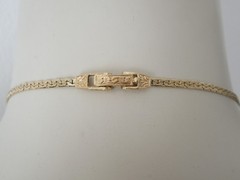 Attwood & Sawyer Collier Necklace Vintage Enamel Rhinestone Gold 39 cm