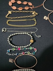 mixed metal materials bracelet lot 20