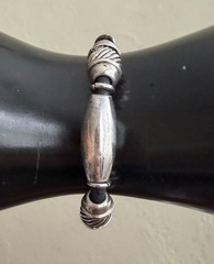 Sterling Silver 925 Mexico Leather bracelet