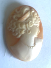 Vintage Shell Cameo 40 mm X 30 mm Loose No Setting