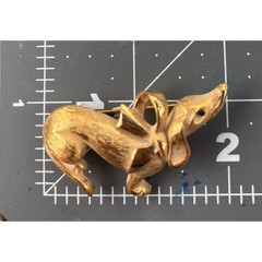 1950’s 60’s Vintage Monet Dachshund Dog Brooch Pin
