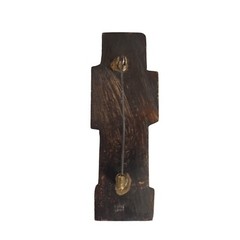 Percz Janos Copper Modernist Figural Lady Brooch, Signed E110