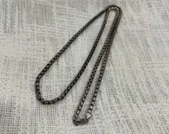 Vintage 36in 925 Sterling Silver Box Chain Necklace