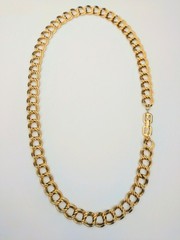 GIVENCHY Double Link 30″ Gold-Tone Chain Designer Classic VTG Necklace