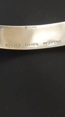 GORGEOUS VINTAGE MODERNIST HEAVY 26g STERLING BRACELET RONALD H PEARSON