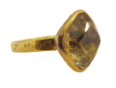 KEPPEL Collection GOLDEN CITRINE Dress RING – English ROYALTY RARE Edward VII