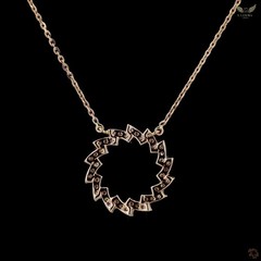 Lab Created Diamond 0.50ct Pendant Necklace Rose Gold Plated Gift
