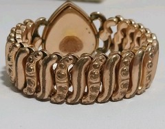 Vintage American Queen Pitman Keeler Heart Expansion Bracelet Sweetheart