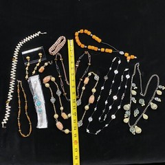 1970s 1980s 1990s Costume Necklace Earrings Lot Anne Klein Pearl MOP Dangle Etc.