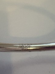 Vintage Mexico 925 Sterling Silver Bangle Bracelet Starburst Etched TS-120 13.9g