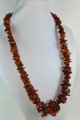 Baltic Amber Freeform Bead Necklace